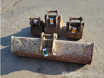 Cupă 48" Ditching, 12", 12", 10" Digging Bucket 30-40mm Pin to suit Mini Excavator: Foto 4