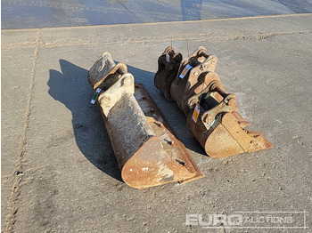 Cupă 48" Ditching, 12", 12", 10" Digging Bucket 30-40mm Pin to suit Mini Excavator: Foto 5
