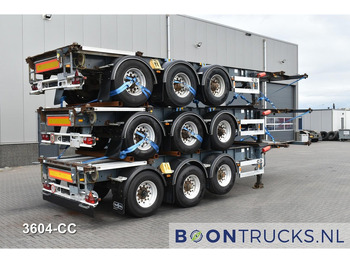 Semiremorcă transport containere/ Swap body VAN HOOL 20'/30'