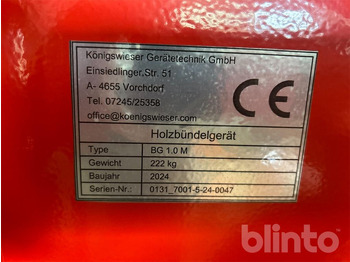 Utilaj forestier 2024 Königswieser BG 1.0 M: Foto 5
