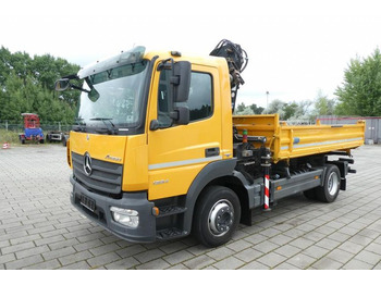 Camion basculantă, Camion cu macara Mercedes-Benz Atego 1224 K 2-Achs Kipper Kran 2x Hdr Ausschub: Foto 3