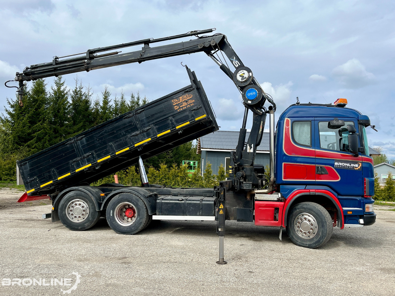 2002 SCANIA R114 6X2*4 Tipper+HIAB 166-e5 crane - Camion basculantă, Camion cu macara: Foto 4 2002 SCANIA R114 6X2*4 Tipper+HIAB 166-e5 crane - Camion basculantă, Camion cu macara: Foto 4