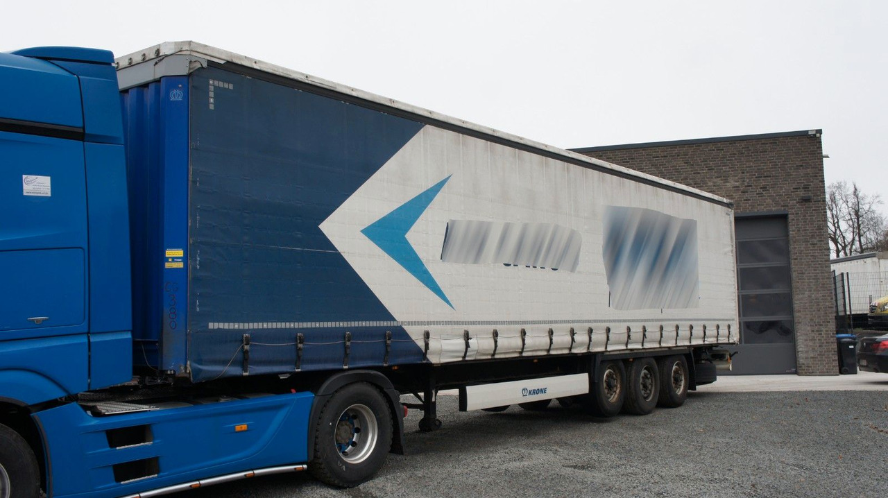 Krone SD Doppelter Boden Verstärkte Plane 2x Liftachse - Semiremorcă prelată: Foto 1 Krone SD Doppelter Boden Verstärkte Plane 2x Liftachse - Semiremorcă prelată: Foto 1