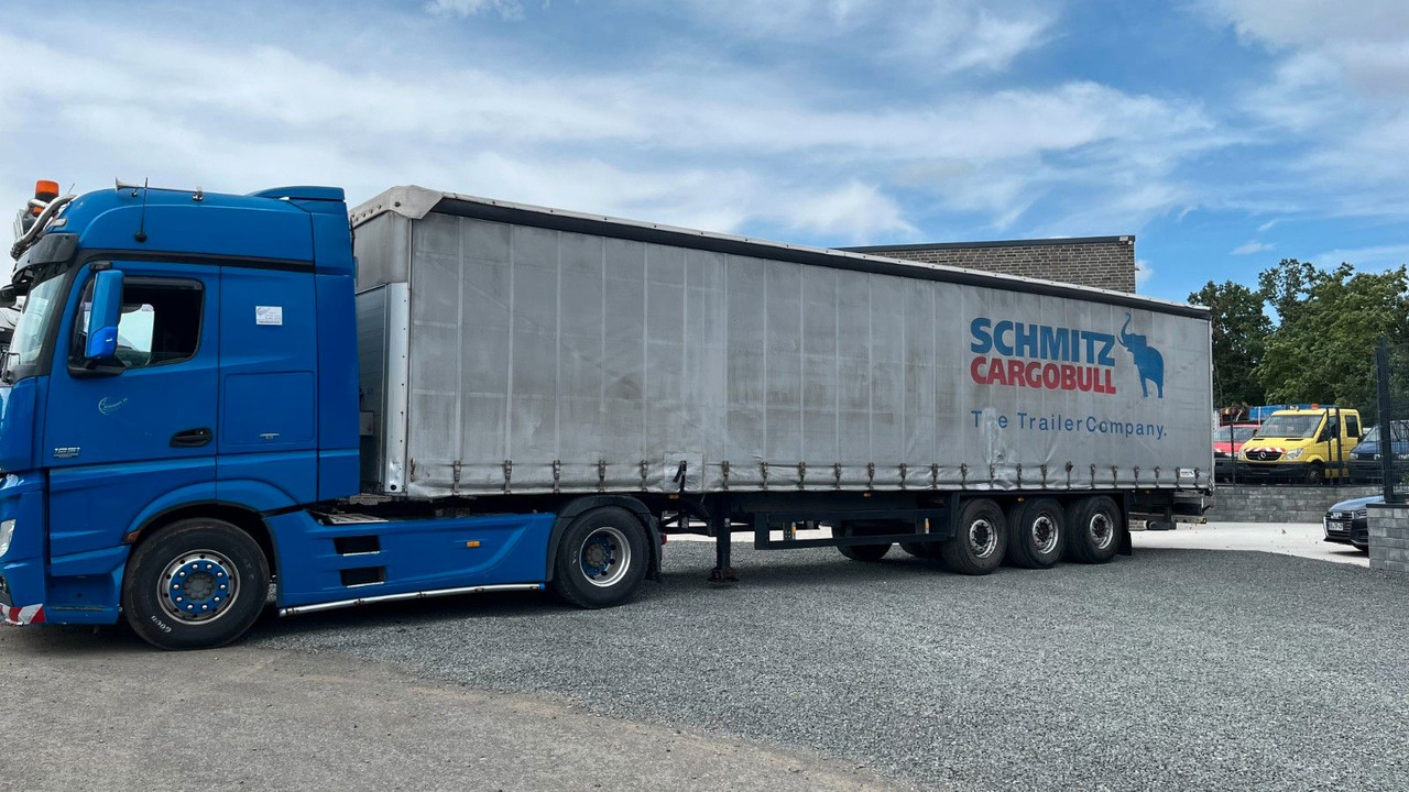 Schmitz Cargobull S01 Pritsche Plane Edscha Liftachse - Semiremorcă prelată: Foto 1 Schmitz Cargobull S01 Pritsche Plane Edscha Liftachse - Semiremorcă prelată: Foto 1