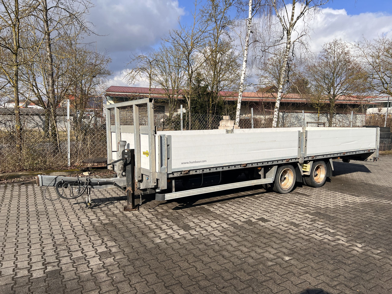 Humbaur HBTZ 137224  14,4 t Tandem- Pritschenanhänger- Tieflader - Remorcă transport agabaritic: Foto 2 Humbaur HBTZ 137224  14,4 t Tandem- Pritschenanhänger- Tieflader - Remorcă transport agabaritic: Foto 2