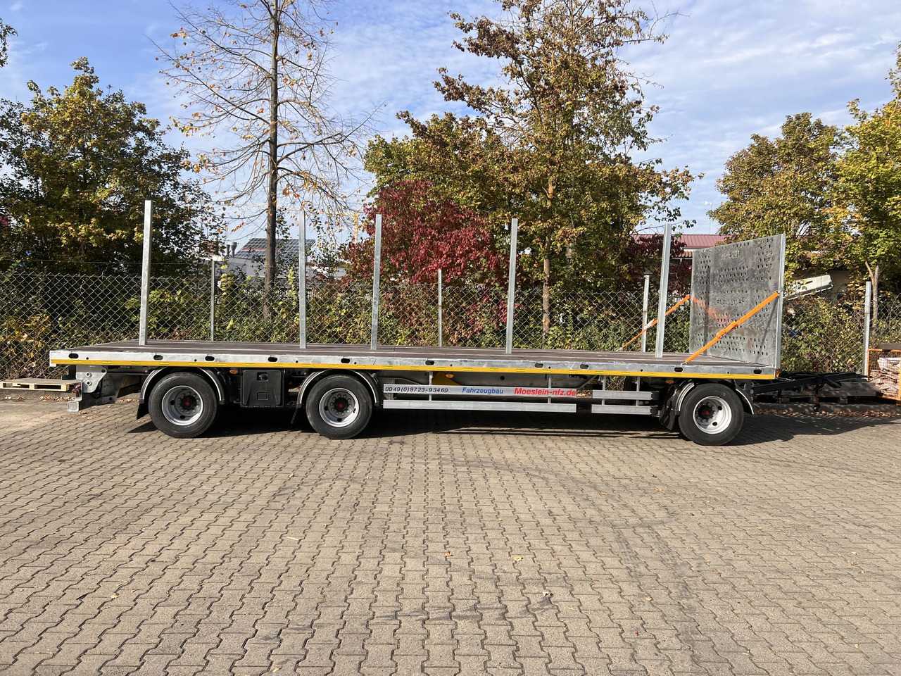 Möslein T 3 Plato 8,6 m 3 Achs Jumbo- Plato- Anhänger 8,60 m, Mega - Remorcă transport agabaritic: Foto 2 Möslein T 3 Plato 8,6 m 3 Achs Jumbo- Plato- Anhänger 8,60 m, Mega - Remorcă transport agabaritic: Foto 2