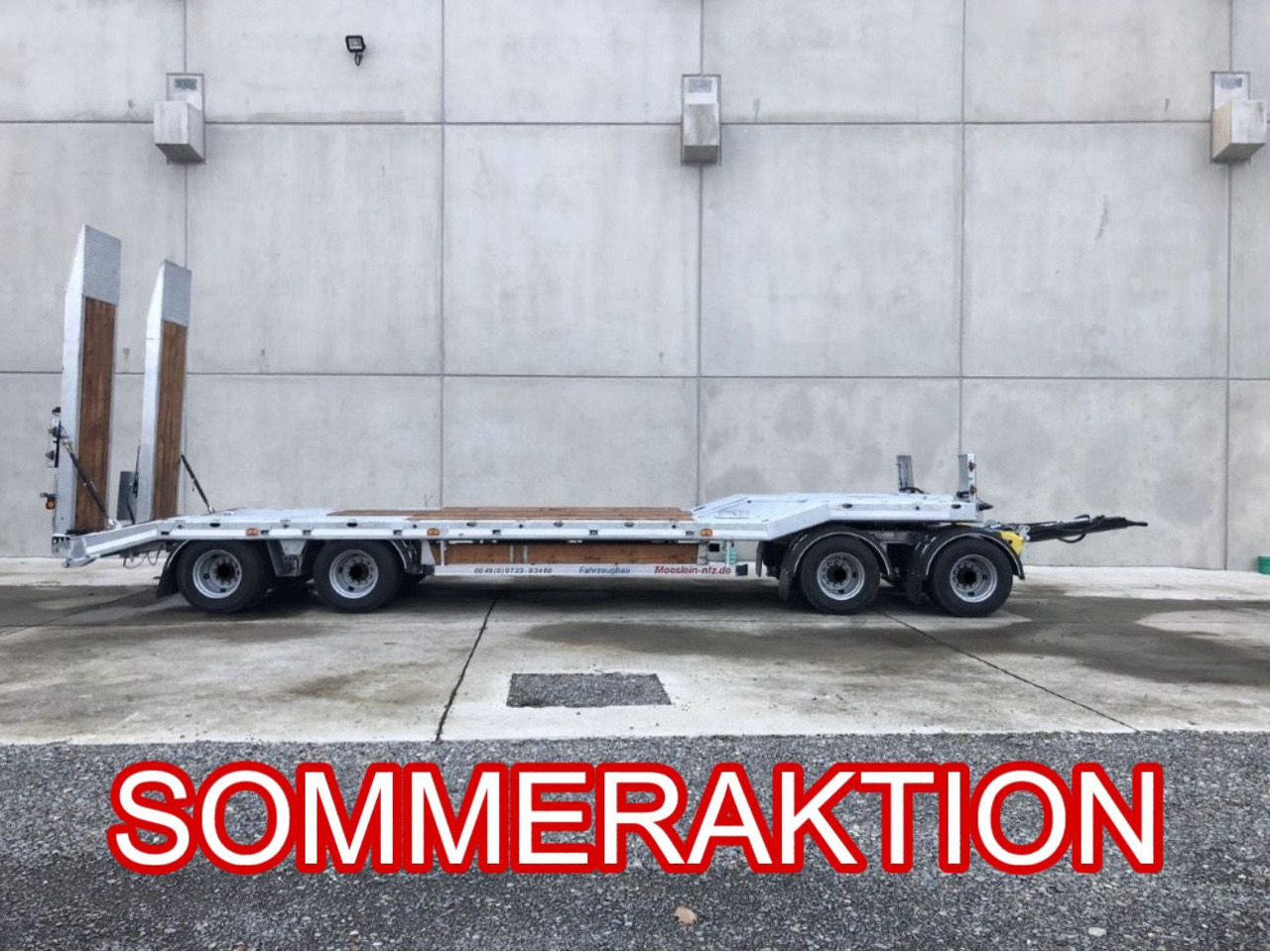Möslein T 4 VB F 4 Achs Tieflader- Anhänger, Neufahrzeug - Remorcă transport agabaritic: Foto 1 Möslein T 4 VB F 4 Achs Tieflader- Anhänger, Neufahrzeug - Remorcă transport agabaritic: Foto 1