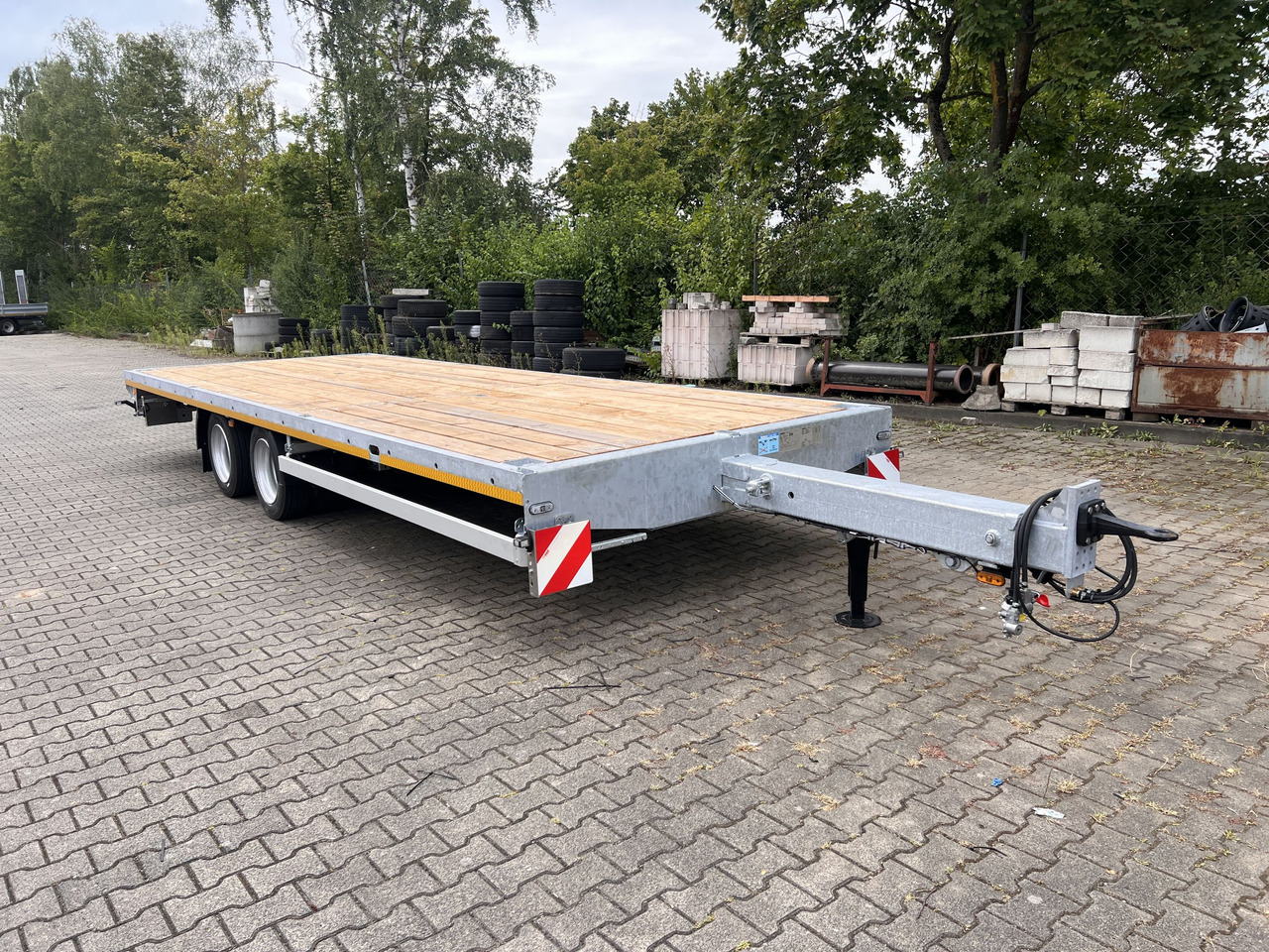 Möslein THT 14-G 7,20 L ausziehbar 13,9 t Tandemanhänger- Tieflader, ausziehbarLuftgefedert - Remorcă platformă: Foto 2 Möslein THT 14-G 7,20 L ausziehbar 13,9 t Tandemanhänger- Tieflader, ausziehbarLuftgefedert - Remorcă platformă: Foto 2