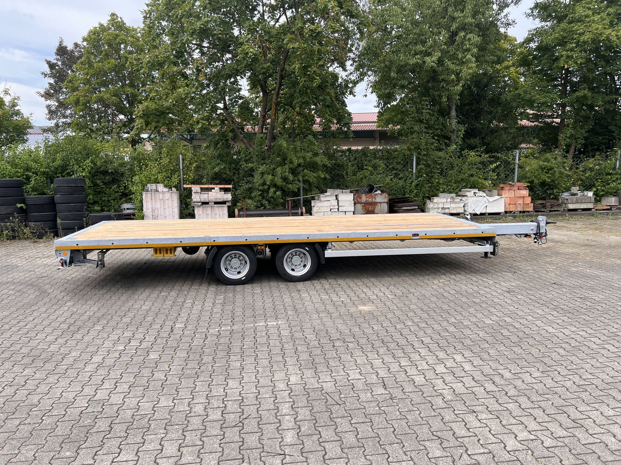 Möslein THT 14-G 7,20 L ausziehbar 13,9 t Tandemanhänger- Tieflader, ausziehbarLuftgefedert - Remorcă platformă: Foto 4 Möslein THT 14-G 7,20 L ausziehbar 13,9 t Tandemanhänger- Tieflader, ausziehbarLuftgefedert - Remorcă platformă: Foto 4