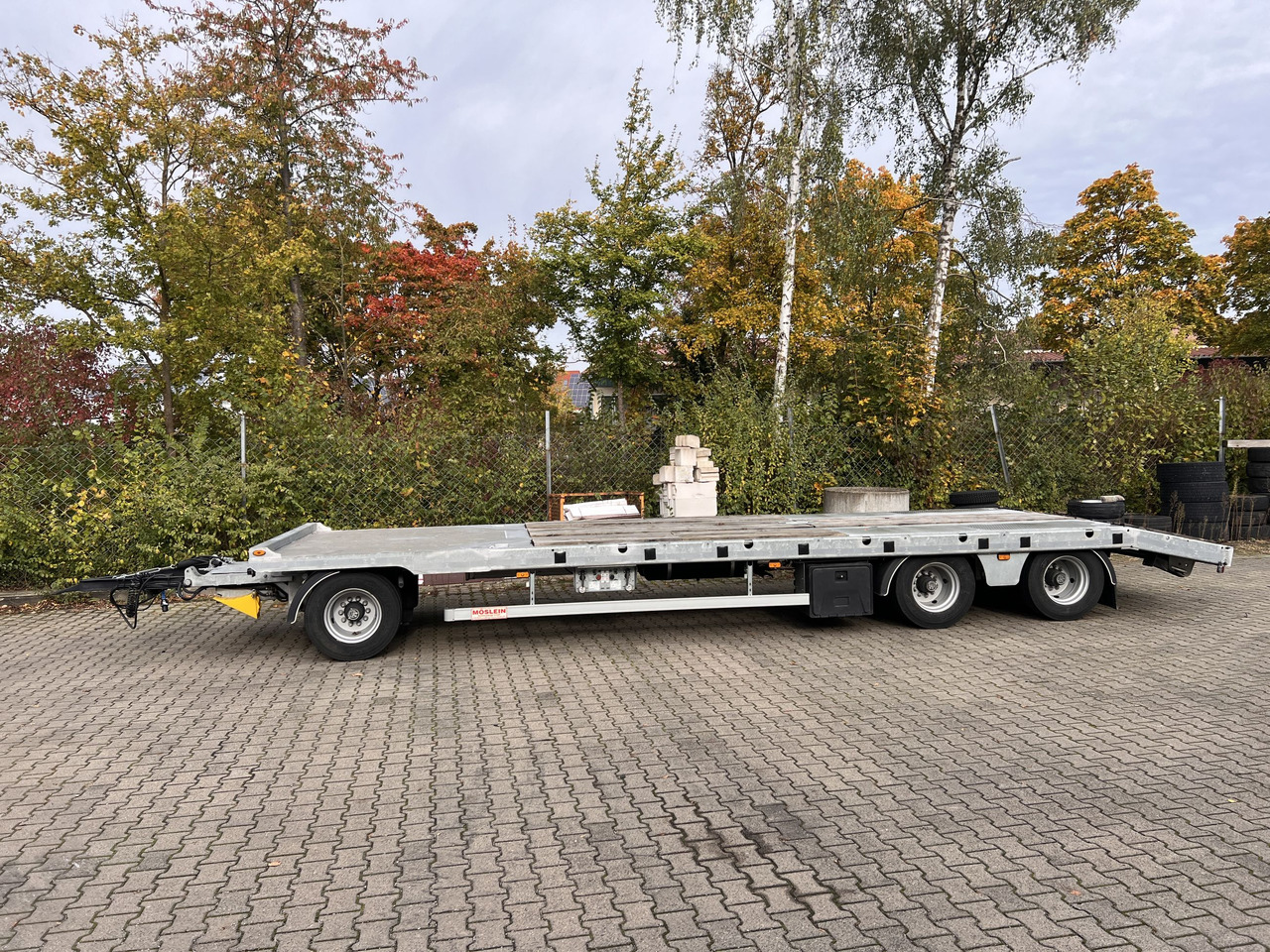 Möslein TO 3 F Schwebheim 3 Achs Tiefladeranhänger - Remorcă transport agabaritic: Foto 1 Möslein TO 3 F Schwebheim 3 Achs Tiefladeranhänger - Remorcă transport agabaritic: Foto 1