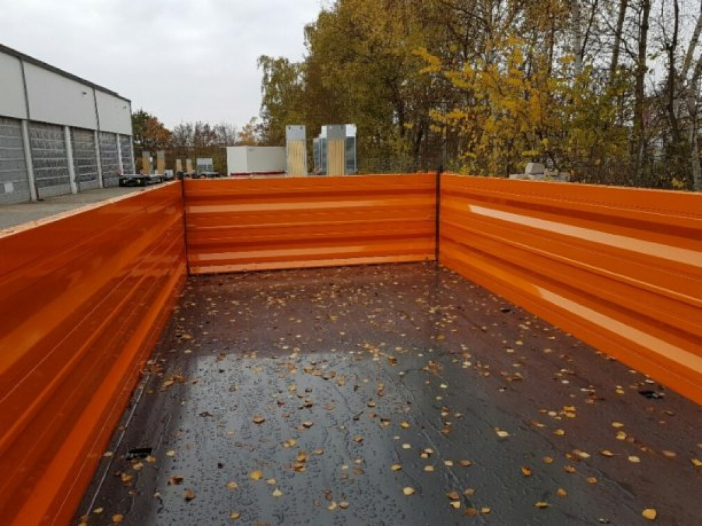 Remorcă basculantă nou Möslein TTD11- BA Orange  neuer Tandem 3- Seitenkipper Tiefladermit Bordwand- Aufsatz-- Neufahrzeug --: Foto 8