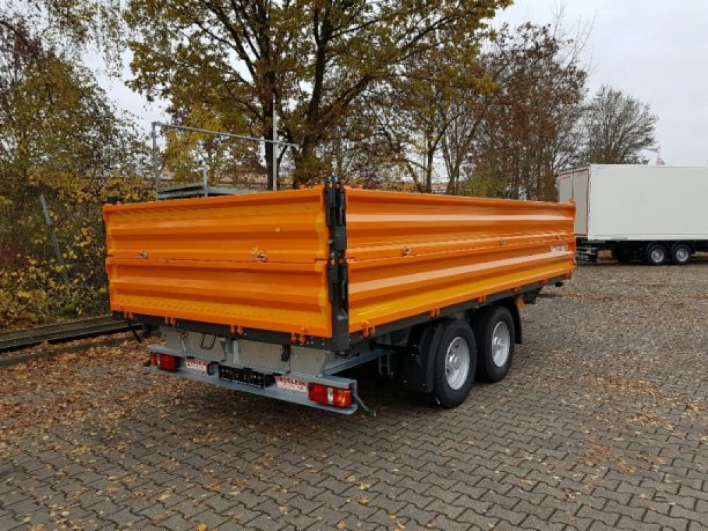 Möslein TTD13- BA Orange 13 t Tandem Kipper Tiefladermit Bordwand- Aufsatz-- Neufahrzeug -- - Remorcă basculantă: Foto 4 Möslein TTD13- BA Orange 13 t Tandem Kipper Tiefladermit Bordwand- Aufsatz-- Neufahrzeug -- - Remorcă basculantă: Foto 4