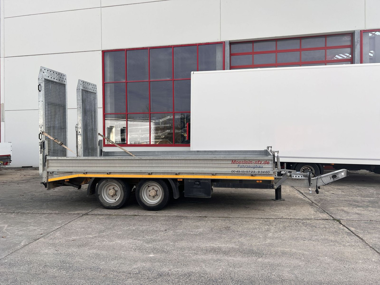 Möslein Tandemtieflader, Breite Rampen, Wenig Benutzt - Remorcă transport agabaritic: Foto 1 Möslein Tandemtieflader, Breite Rampen, Wenig Benutzt - Remorcă transport agabaritic: Foto 1