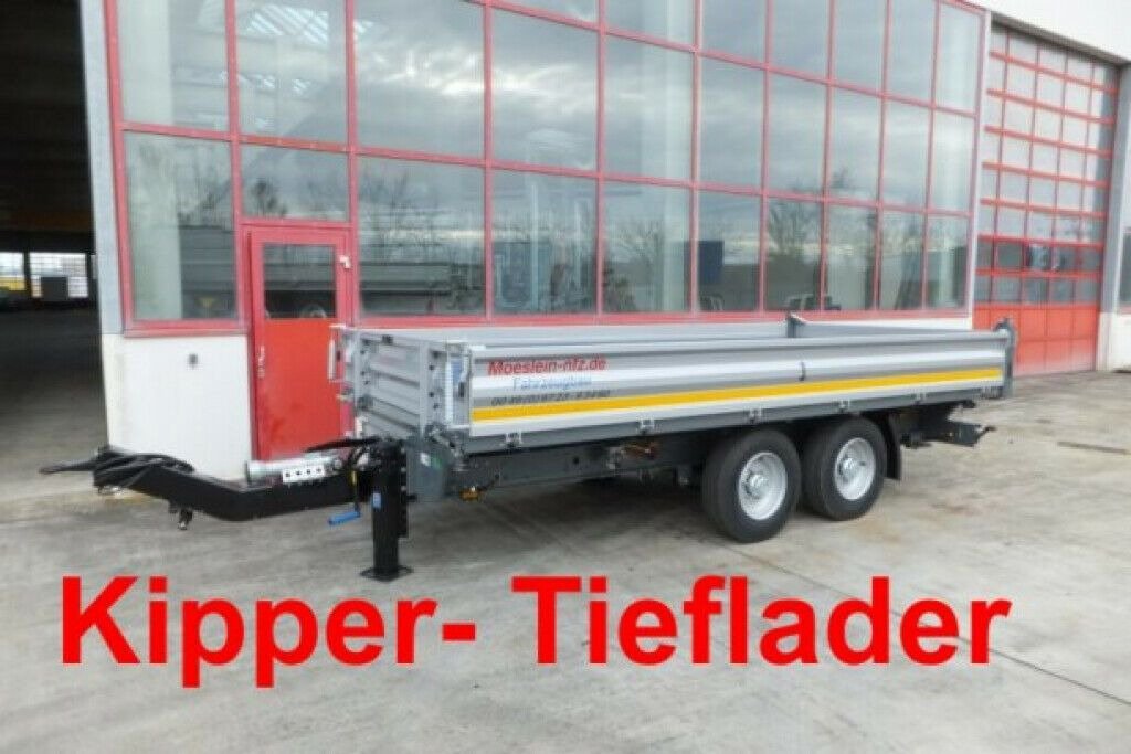 Remorcă basculantă Möslein  neuer Tandem 3- Seitenkipper Tieflader-- Neufah: Foto 8