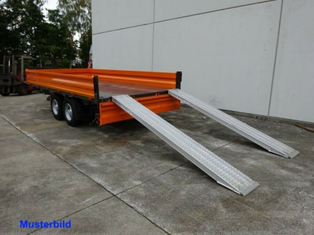 Remorcă basculantă Möslein  neuer Tandem 3- Seitenkipper Tieflader-- Neufah: Foto 11