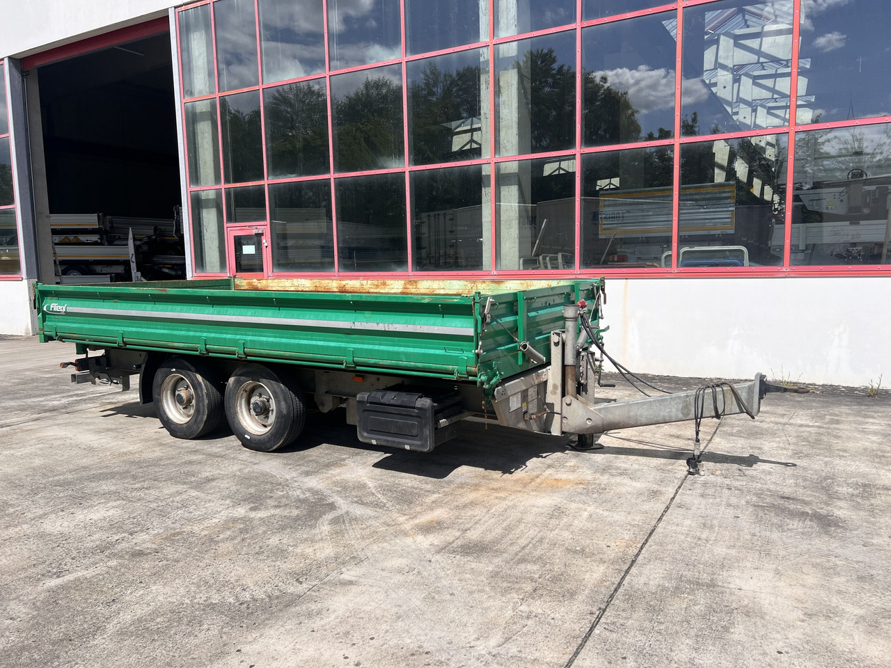 TK Tandemkipper- Tieflader, wenig Benutzt - Remorcă basculantă: Foto 2 TK Tandemkipper- Tieflader, wenig Benutzt - Remorcă basculantă: Foto 2