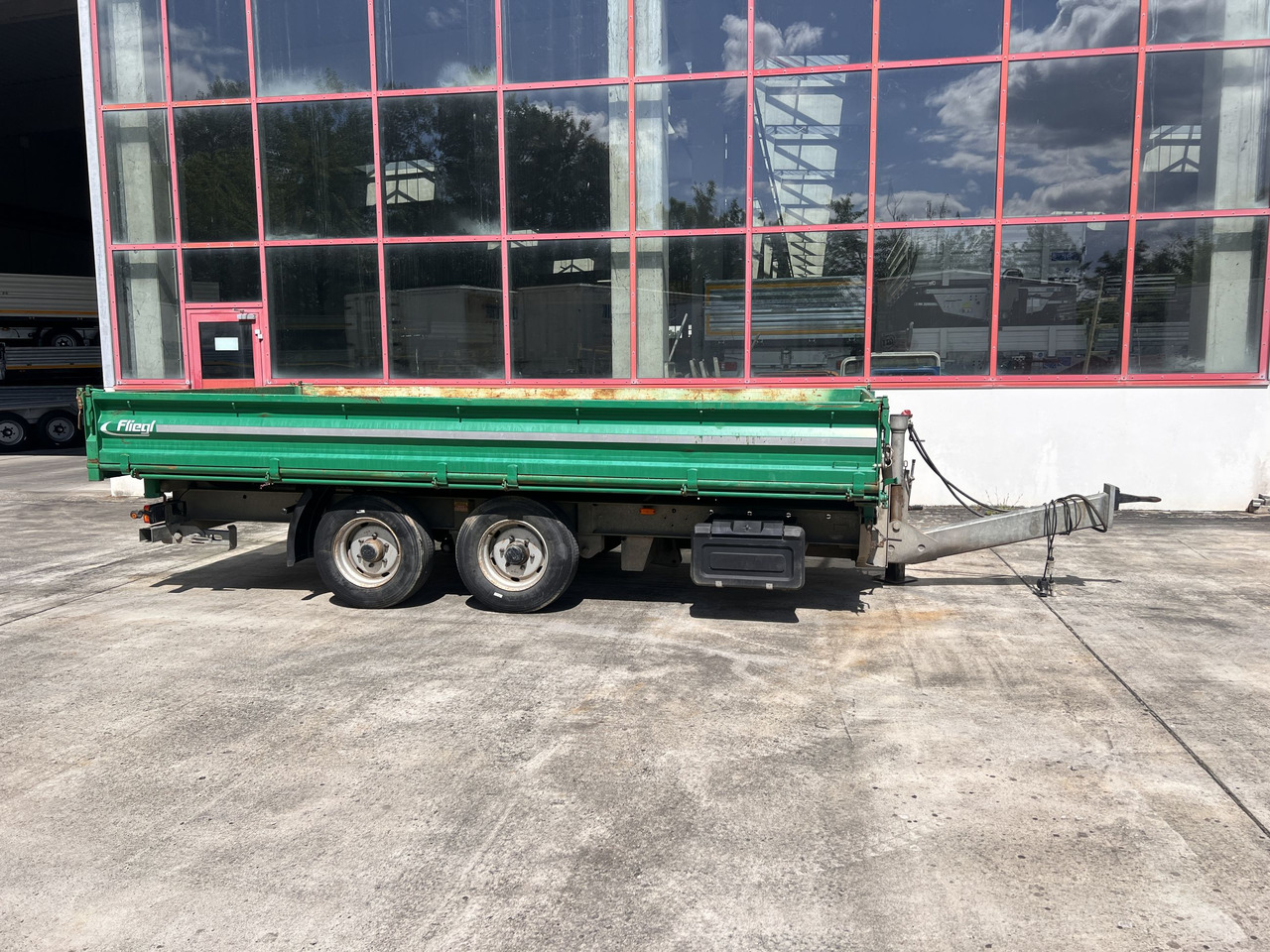 TK Tandemkipper- Tieflader, wenig Benutzt - Remorcă basculantă: Foto 1 TK Tandemkipper- Tieflader, wenig Benutzt - Remorcă basculantă: Foto 1