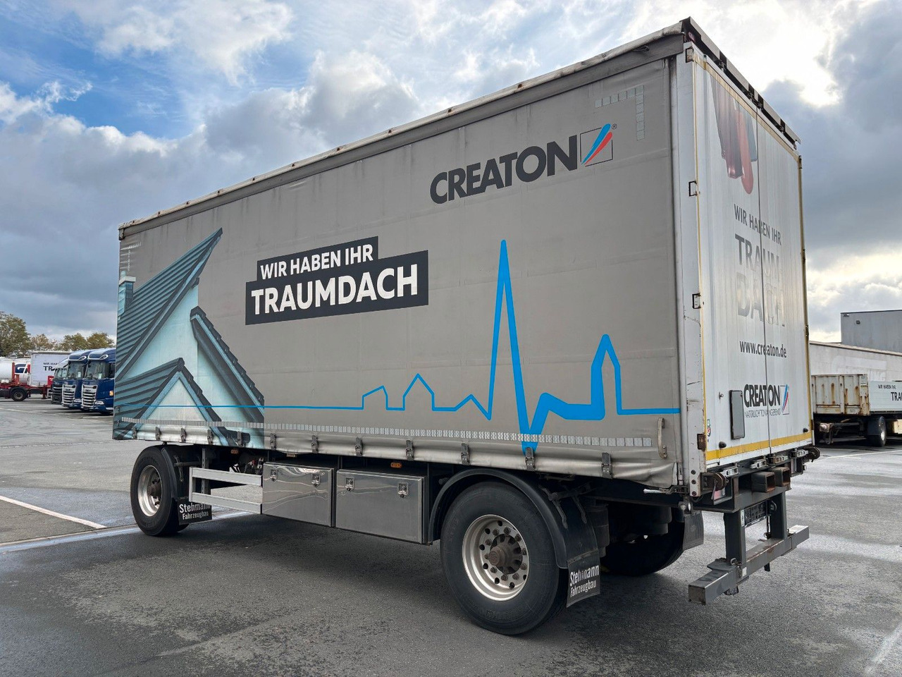 AZP18 Plane + Staplerhalterung - Remorcă cu prelată: Foto 2 AZP18 Plane + Staplerhalterung - Remorcă cu prelată: Foto 2