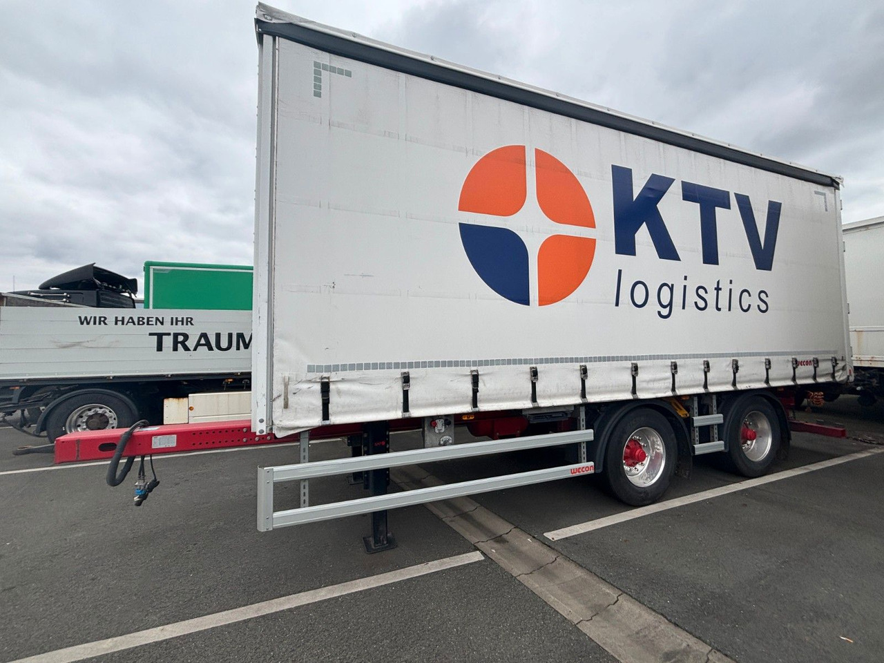 Wecon Tandem Anhänger Plane APZ 218 - Remorcă cu prelată: Foto 1 Wecon Tandem Anhänger Plane APZ 218 - Remorcă cu prelată: Foto 1