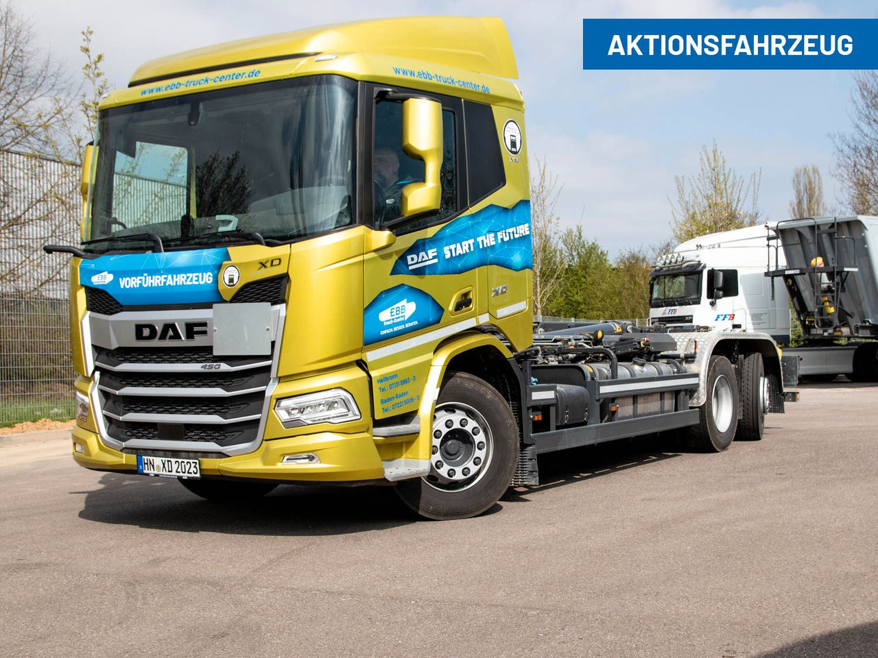 DAF FAN XD 450 SL Meiller Abrollkipper DAF FAN XD 450 SL Meiller Abrollkipper - Camion cu cârlig: Foto 1 DAF FAN XD 450 SL Meiller Abrollkipper DAF FAN XD 450 SL Meiller Abrollkipper - Camion cu cârlig: Foto 1