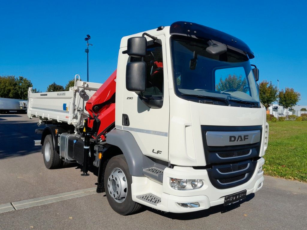DAF LF 290 16t Meiller Krankipper Tageszulassung DAF LF 290 16t Meiller Krankipper Tageszulassung - Camion basculantă, Camion cu macara: Foto 1 DAF LF 290 16t Meiller Krankipper Tageszulassung DAF LF 290 16t Meiller Krankipper Tageszulassung - Camion basculantă, Camion cu macara: Foto 1