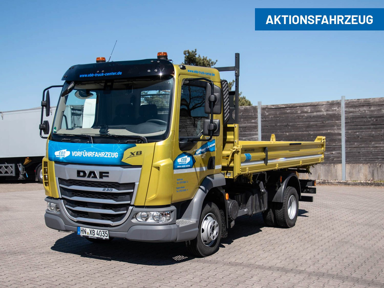 DAF XB 230 7,5t Meiller Kipper - Camion basculantă: Foto 1 DAF XB 230 7,5t Meiller Kipper - Camion basculantă: Foto 1