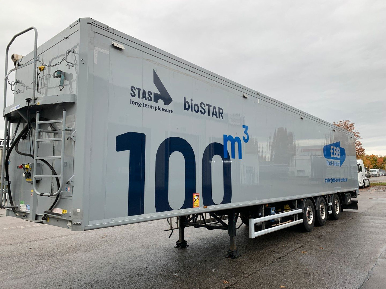 Stas bioSTAR ca 100 cbm 14,9 m Innenlänge - Semiremorcă cu podea culisantă: Foto 1 Stas bioSTAR ca 100 cbm 14,9 m Innenlänge - Semiremorcă cu podea culisantă: Foto 1