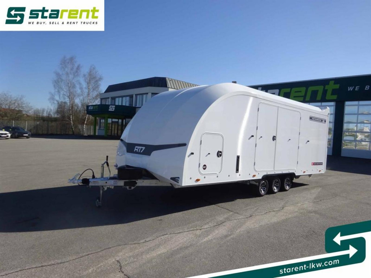Brian James Trailers Race Transporter 7, Seilwinde, elektrische Klappe - Remorcă transport auto: Foto 1 Brian James Trailers Race Transporter 7, Seilwinde, elektrische Klappe - Remorcă transport auto: Foto 1