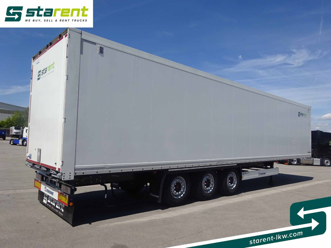 Krone Trockenfrachtkoffer, Doppelstock, Liftachse, SAF - Semiremorcă furgon: Foto 5 Krone Trockenfrachtkoffer, Doppelstock, Liftachse, SAF - Semiremorcă furgon: Foto 5