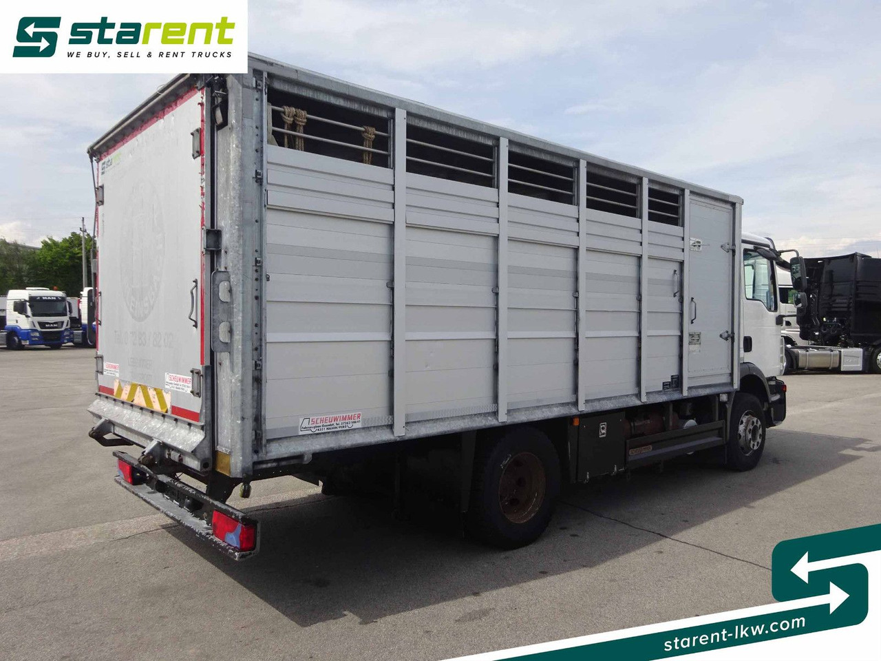 MAN TGM 15.290 Viehtransporter, Scheuwimmer Aufbau - Camion transport cai: Foto 5 MAN TGM 15.290 Viehtransporter, Scheuwimmer Aufbau - Camion transport cai: Foto 5