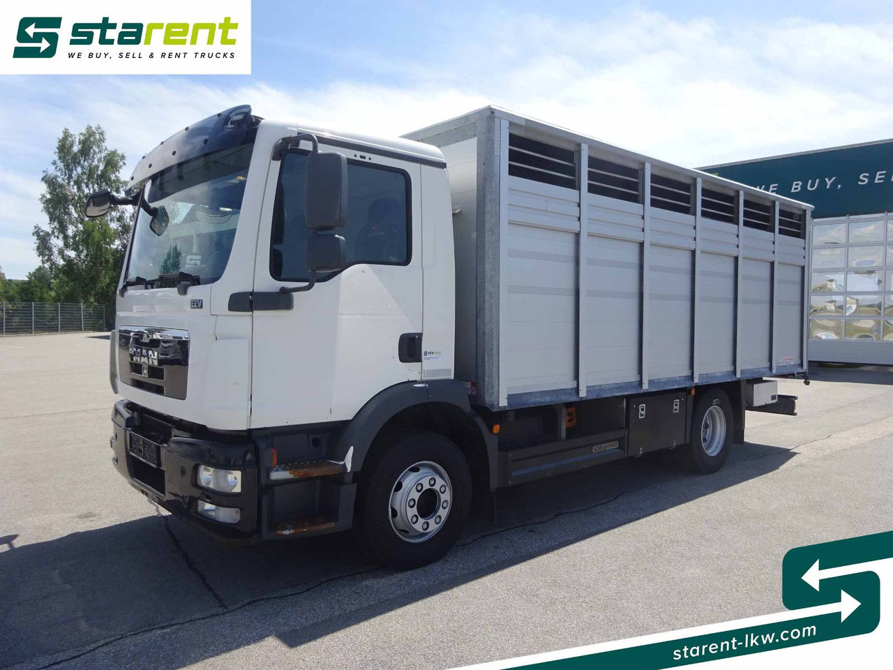 MAN TGM 15.290 Viehtransporter, Scheuwimmer Aufbau - Camion transport cai: Foto 1 MAN TGM 15.290 Viehtransporter, Scheuwimmer Aufbau - Camion transport cai: Foto 1