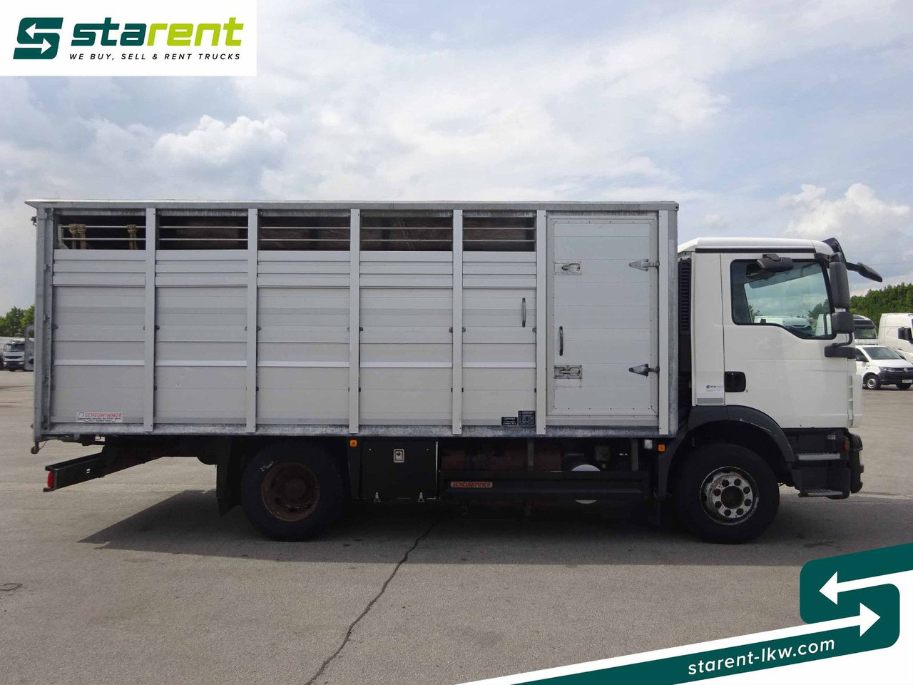 MAN TGM 15.290 Viehtransporter, Scheuwimmer Aufbau - Camion transport cai: Foto 4 MAN TGM 15.290 Viehtransporter, Scheuwimmer Aufbau - Camion transport cai: Foto 4