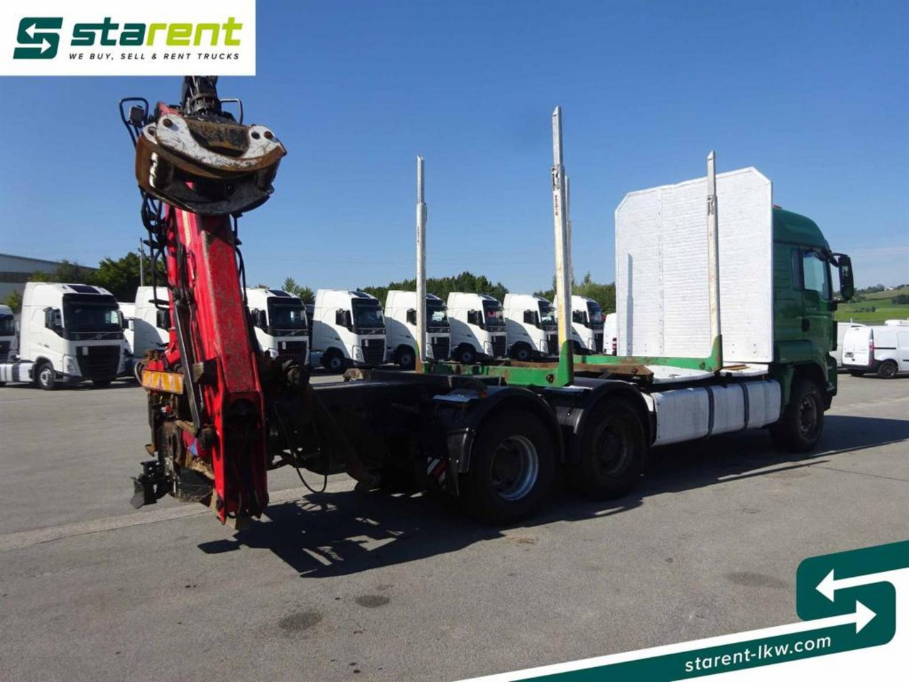 MAN TGS 26.480 6x6 Holzaufbau mit Kran, Palfinger 120Z - Camion forestier: Foto 5 MAN TGS 26.480 6x6 Holzaufbau mit Kran, Palfinger 120Z - Camion forestier: Foto 5