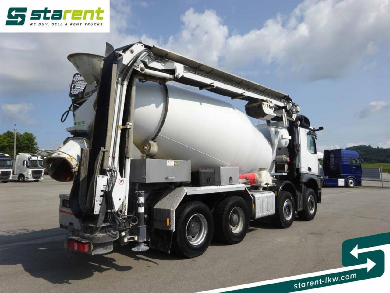 Mercedes Benz Arocs 3748 8x4 Liebherr Betonmischer + Förderband - Autobetonieră: Foto 5 Mercedes Benz Arocs 3748 8x4 Liebherr Betonmischer + Förderband - Autobetonieră: Foto 5