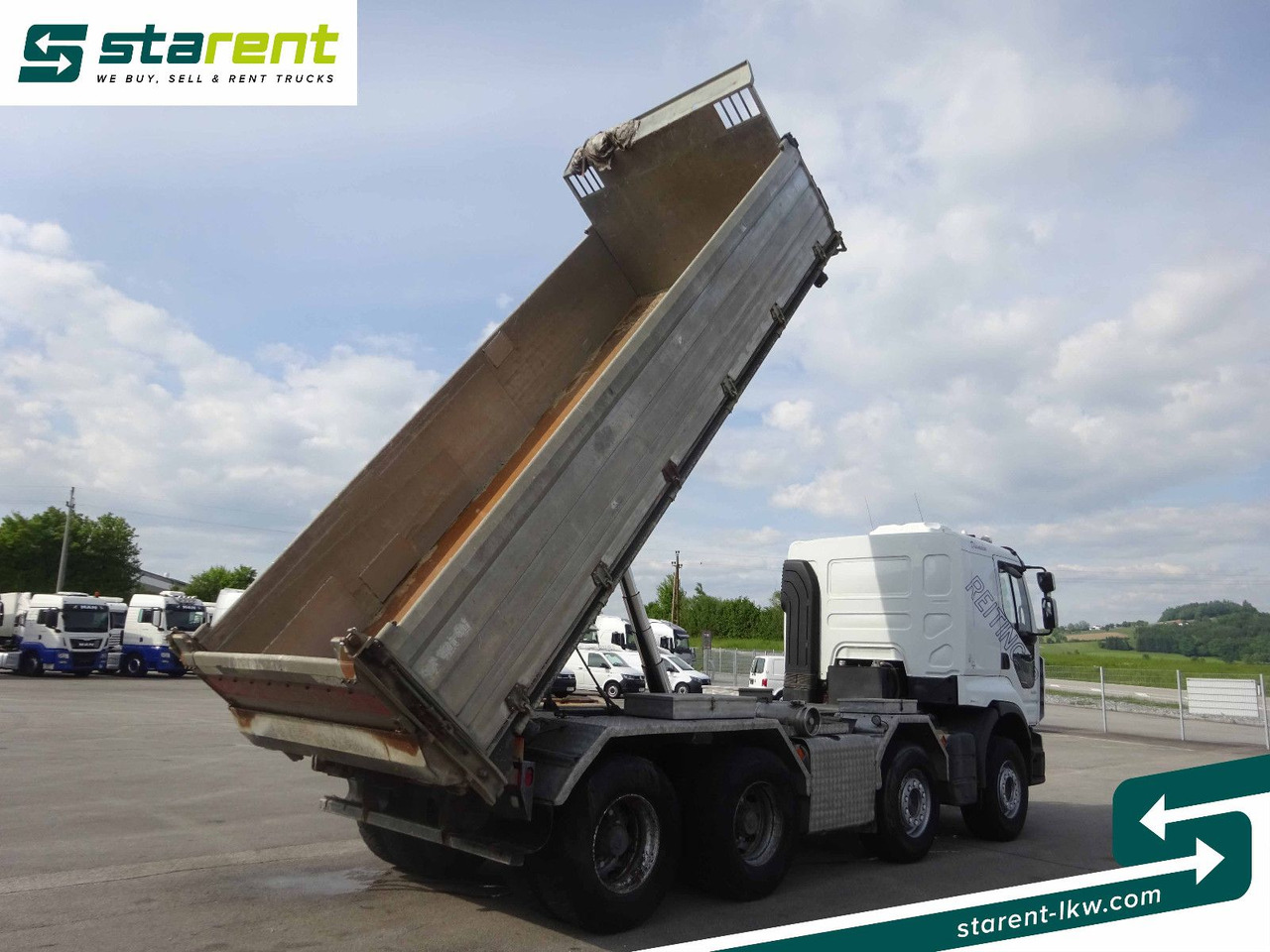 Renault Premium 450 DXi, 8x4, 3 Seitenkipper, Standklima - Camion basculantă: Foto 4 Renault Premium 450 DXi, 8x4, 3 Seitenkipper, Standklima - Camion basculantă: Foto 4