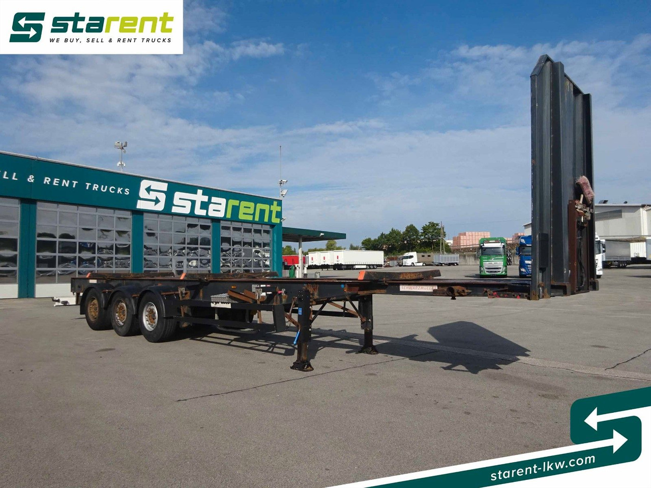 Schwarzmüller Holzrungenauflieger Liftachse TÜV gültig 09/25 - Semiremorcă transport busteni: Foto 3 Schwarzmüller Holzrungenauflieger Liftachse TÜV gültig 09/25 - Semiremorcă transport busteni: Foto 3