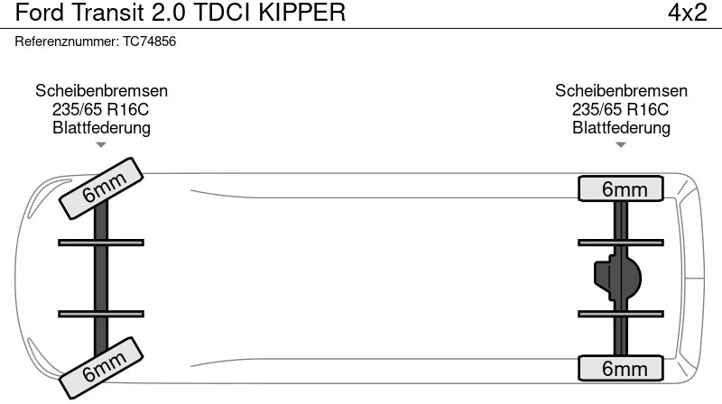 Ford Transit 2.0 TDCI KIPPER - Autoutilitară basculantă: Foto 5 Ford Transit 2.0 TDCI KIPPER - Autoutilitară basculantă: Foto 5