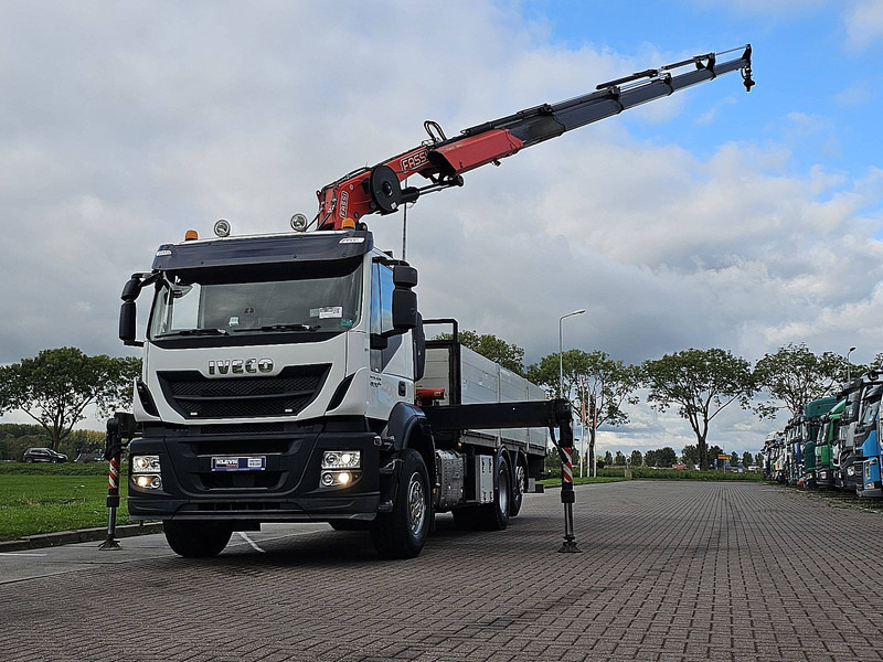 Camion platformă, Camion cu macara Iveco AD260S40 STRALIS 6X2*4 FASSI F234 4X: Foto 1