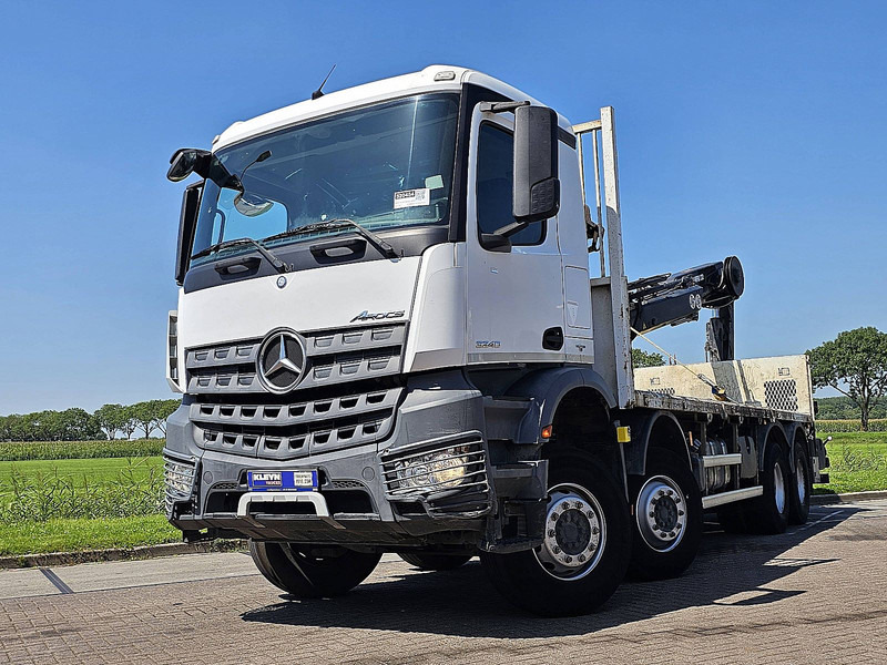 Mercedes-Benz AROCS 3240 HIABX-Hipro 232ES-5 - Camion platformă, Camion cu macara: Foto 1 Mercedes-Benz AROCS 3240 HIABX-Hipro 232ES-5 - Camion platformă, Camion cu macara: Foto 1