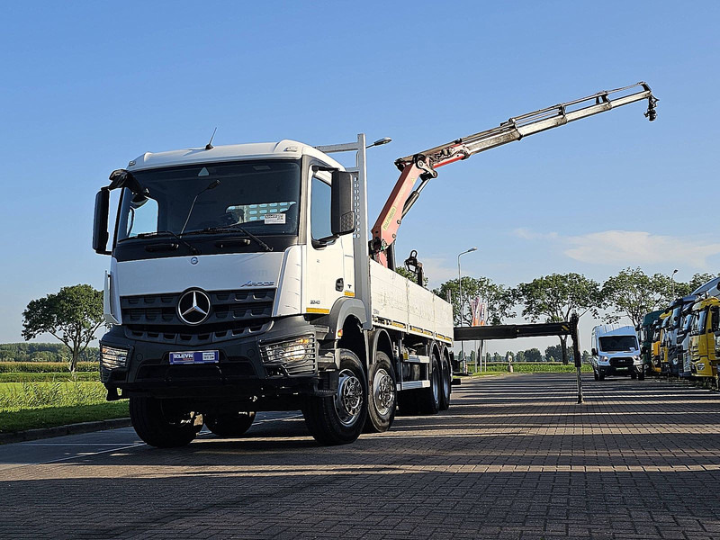 Mercedes-Benz AROCS 3240 PalfingerPK 23001-EH - Camion platformă, Camion cu macara: Foto 1 Mercedes-Benz AROCS 3240 PalfingerPK 23001-EH - Camion platformă, Camion cu macara: Foto 1