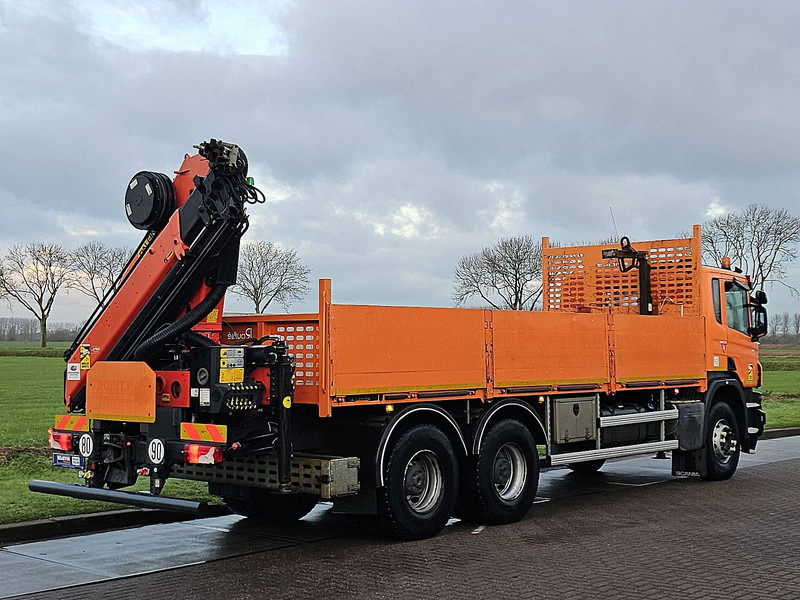 Scania P410 PK18002-4 hydr - Camion platformă, Camion cu macara: Foto 3 Scania P410 PK18002-4 hydr - Camion platformă, Camion cu macara: Foto 3