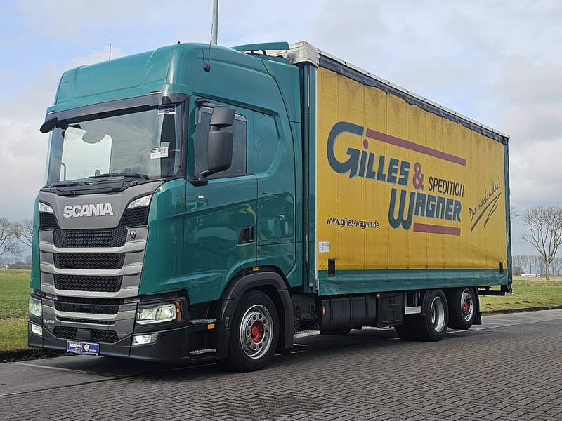 Scania S450 6X2*4 FORKLIFT CONN. - Camion cu prelată: Foto 1 Scania S450 6X2*4 FORKLIFT CONN. - Camion cu prelată: Foto 1