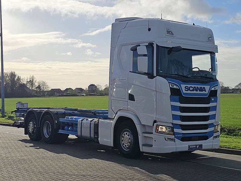 Scania S500 6X2*4,folding lift - Camion transport containere/ Swap body: Foto 5 Scania S500 6X2*4,folding lift - Camion transport containere/ Swap body: Foto 5