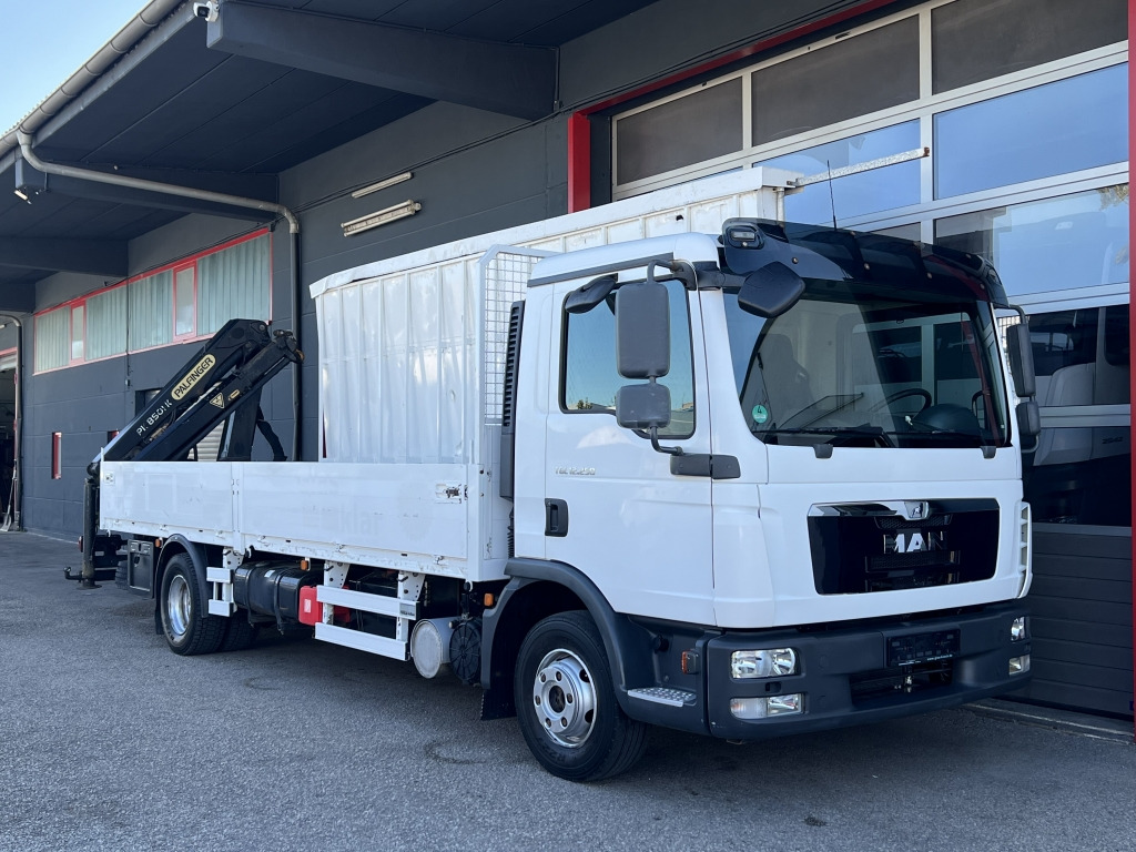 MAN TGL 12.250 6m Glasreff Palfinger PK-8501K Klima - Camion platformă, Camion cu macara: Foto 1 MAN TGL 12.250 6m Glasreff Palfinger PK-8501K Klima - Camion platformă, Camion cu macara: Foto 1