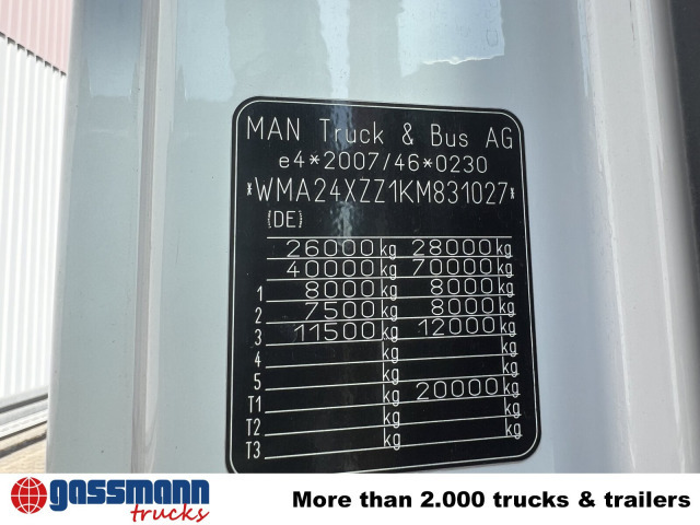 MAN TGX 26.500 6X2/4 BLS, Intarder, - Cap tractor: Foto 5 MAN TGX 26.500 6X2/4 BLS, Intarder, - Cap tractor: Foto 5