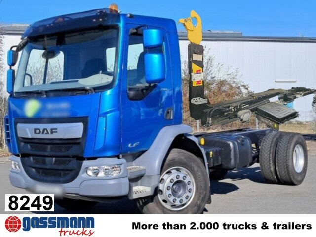 DAF LF 290 FA 4x2, Nebenantrieb, Navi, Abrollanlage - Camion cu cârlig: Foto 1 DAF LF 290 FA 4x2, Nebenantrieb, Navi, Abrollanlage - Camion cu cârlig: Foto 1