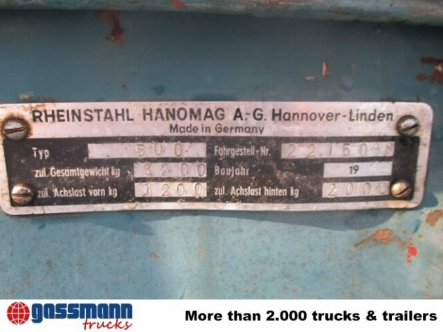 Hanomag Granit 500 - Tractor agricol: Foto 4 Hanomag Granit 500 - Tractor agricol: Foto 4
