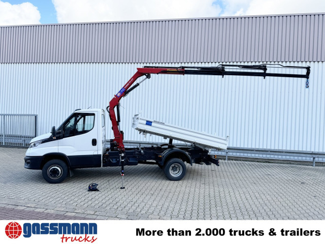 Iveco Daily 70C18H 4x2 mit Kran HMF 340-K3, Funk - Camion basculantă, Camion cu macara: Foto 4 Iveco Daily 70C18H 4x2 mit Kran HMF 340-K3, Funk - Camion basculantă, Camion cu macara: Foto 4