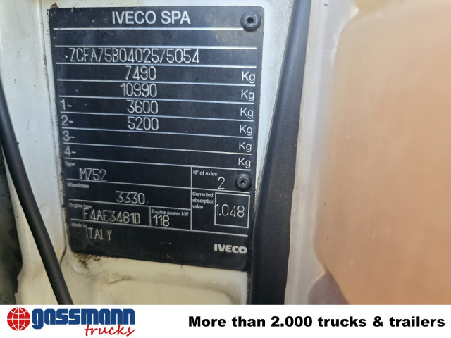 Iveco EuroCargo ML 75 E 16 VDL Cityabrollanlage - Camion cu cârlig: Foto 5 Iveco EuroCargo ML 75 E 16 VDL Cityabrollanlage - Camion cu cârlig: Foto 5