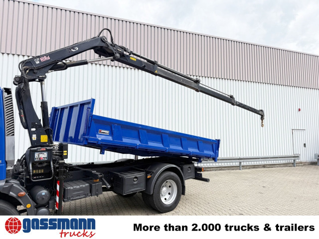 Iveco EuroCargo ML120E28K 4x2 mit Kran Hiab XS088 ES-3 - Camion basculantă, Camion cu macara: Foto 2 Iveco EuroCargo ML120E28K 4x2 mit Kran Hiab XS088 ES-3 - Camion basculantă, Camion cu macara: Foto 2